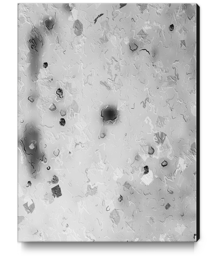 painting texture abstract background in black and white Canvas Print by Timmy333