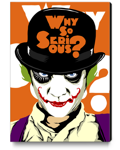 A Clockwork Clown Canvas Print by Butcher Billy