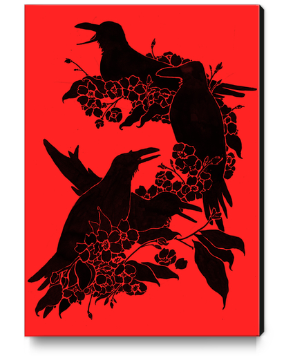 A Feast For Crows Canvas Print by Tobias Fonseca