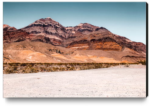 mountains in the California desert at Death Valley national park California USA Canvas Print by Timmy333