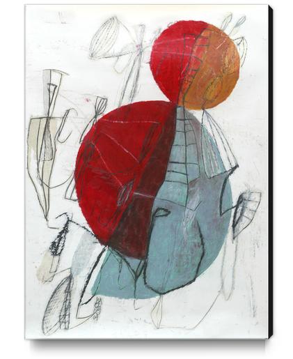 Composition 10 Canvas Print by Jean-Noël Bachès