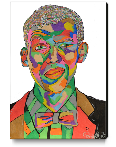 Stromae Canvas Print by RomArt