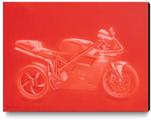 Ducati 996 Canvas Print by di-tommaso