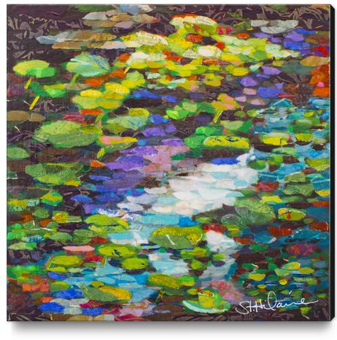 Spatterdocks Canvas Print by Elizabeth St. Hilaire