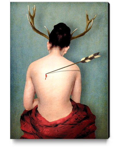 Heartache Canvas Print by DVerissimo