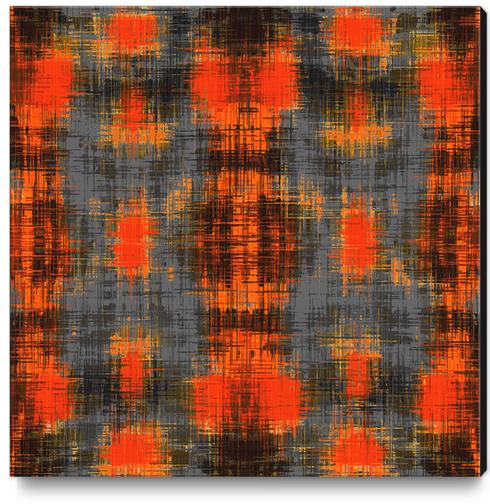 orange brown black and grey painting texture abstract background Canvas Print by Timmy333