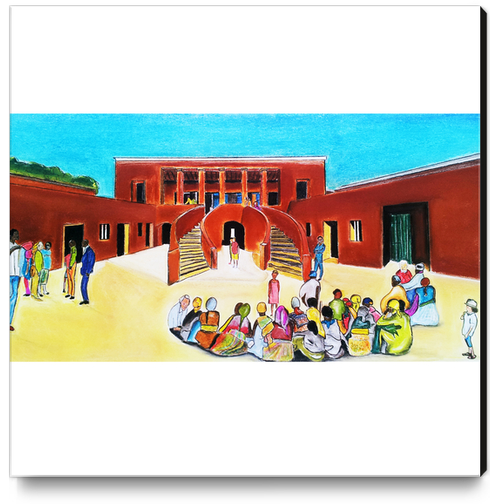 La maison des Esclaves Canvas Print by Kapoudjian