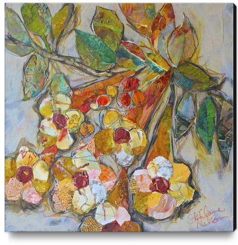 Naomi Trumpet Vine Canvas Print by Elizabeth St. Hilaire