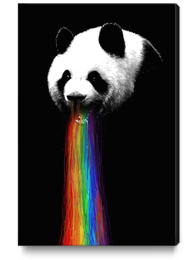 Pandalicious Canvas Print by Nicebleed