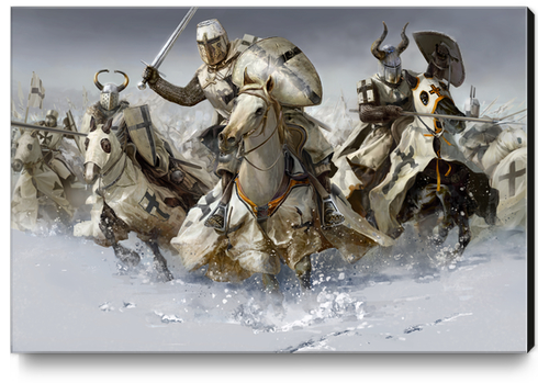 Knights of the Teutonic Order Canvas Print by lacedemon