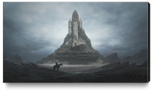 White Castle Canvas Print by yurishwedoff