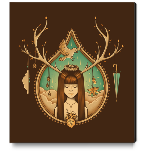 Autumn Delight Canvas Print by Enkel Dika