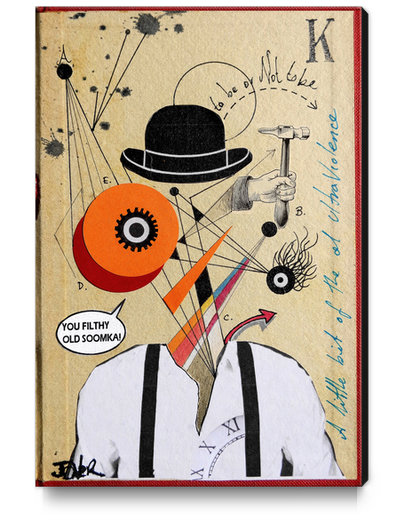 CLOCKWORK ORANGE Canvas Print by loui jover