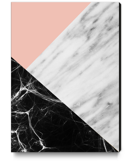 Marble Collage Canvas Print by cafelab