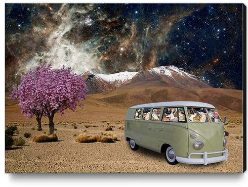 BUS TRIP Canvas Print by GloriaSanchez