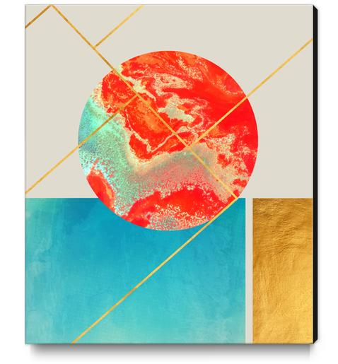 Earth & Sea Canvas Print by Uma Gokhale