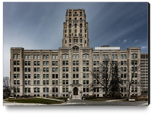 No 99 Wellesley St W 3 Color Version 1 Canvas Print by The Learning Curve Photography