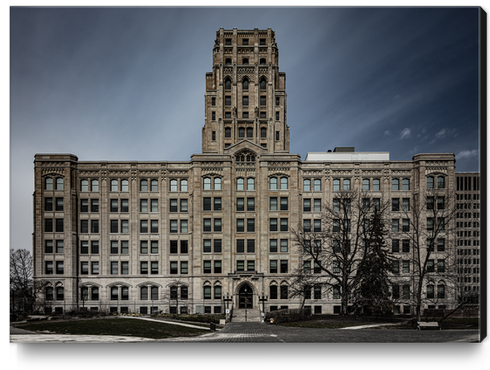 No 99 Wellesley St W 3 Color Version 2 Canvas Print by The Learning Curve Photography