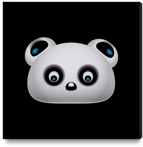 Panda bear Canvas Print by VanessaGF