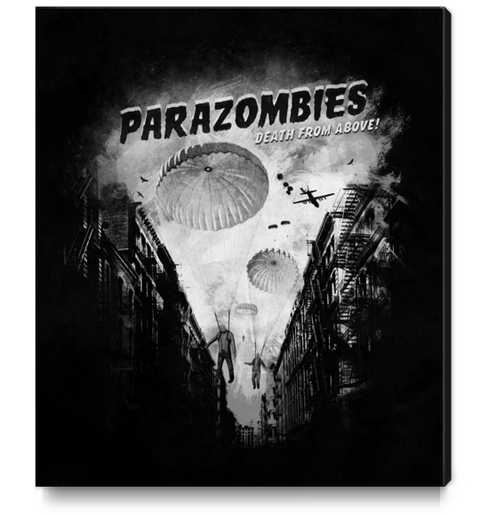 Parazombies Canvas Print by Florent Bodart - Speakerine