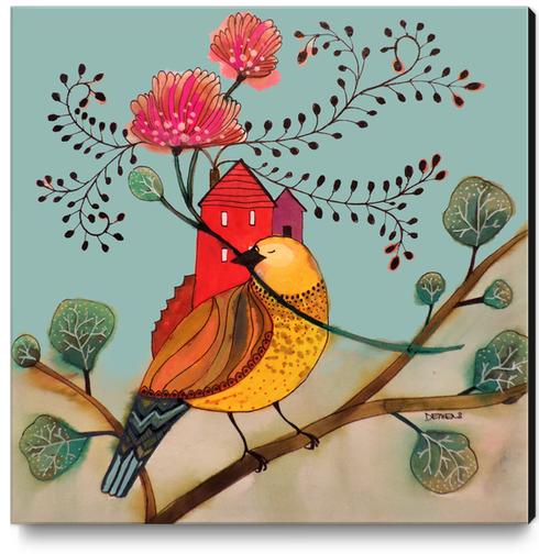 Partout Chez Moi Canvas Print by Sylvie Demers