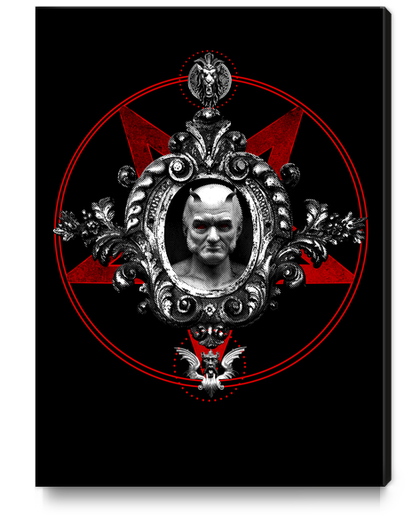 Portrait of Evil Canvas Print by TenTimesKarma