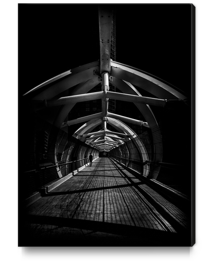 Puente de Luz Pedestrian Bridge No 2 Canvas Print by The Learning Curve Photography