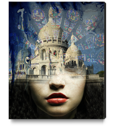 Sacré Cœur Canvas Print by Vic Storia