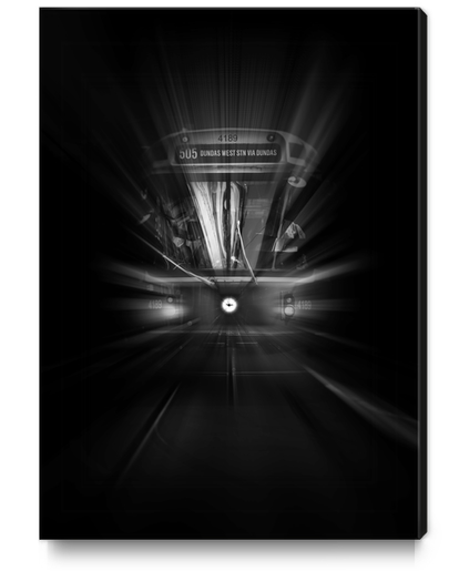 The 505 Dundas Streetcar Flow Version No 1 Canvas Print by The Learning Curve Photography