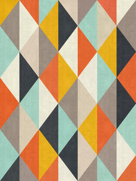 Geometric and colorful chevron by Vitor Costa