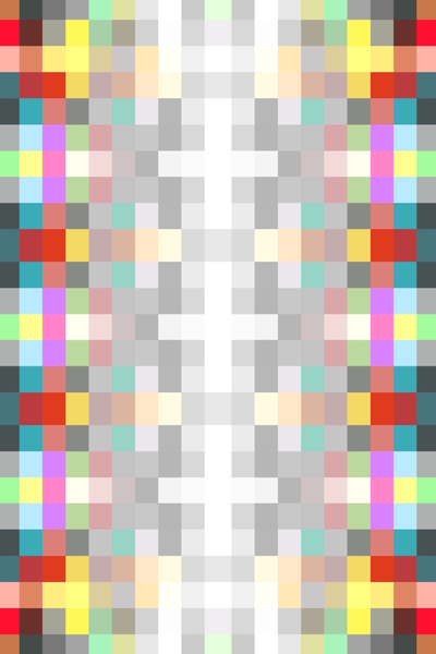 symmetry graphic design pixel geometric square pattern abstract background in blue pink yellow by Timmy333