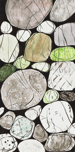 Classical Stones Pattern in High Format by Heidi Capitaine