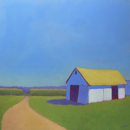 Corn Fields and Moody Blues 2 by Carol C Young. The Creative Barn