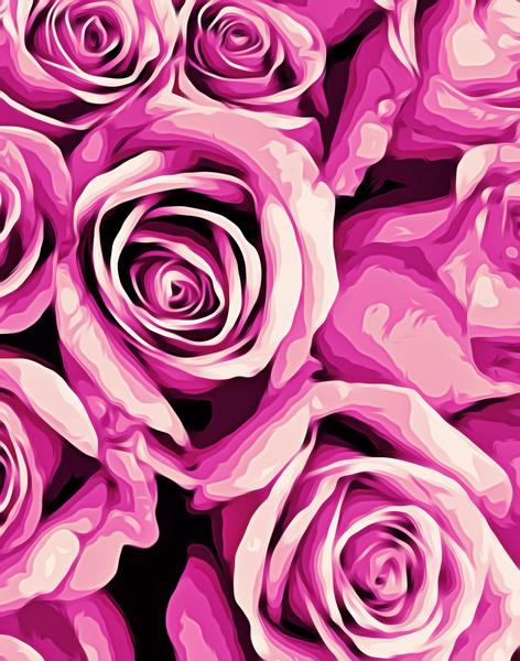 pink roses texture background by Timmy333