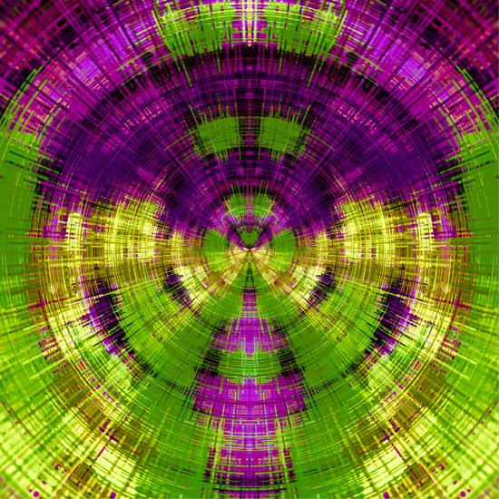 purple and green circle plaid pattern texture abstract background by Timmy333
