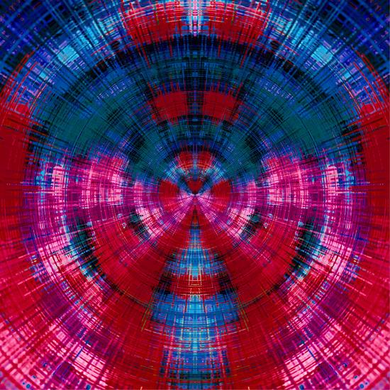 red pink purple and blue circle plaid pattern abstract background by Timmy333