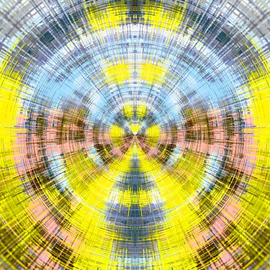 yellow blue and pink circle plaid pattern abstract background by Timmy333
