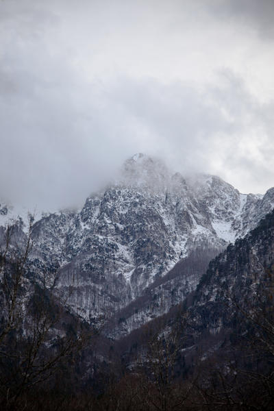 Mountains in the background XII by Salvatore Russolillo