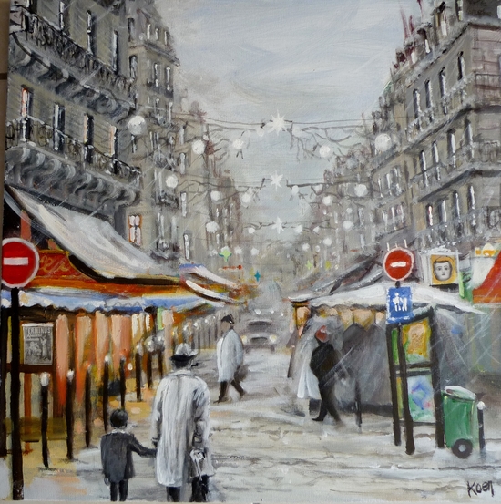 neige à Paris by Koen De Weerdt