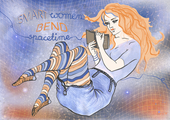 Smart women bend spacetime by IlluScientia