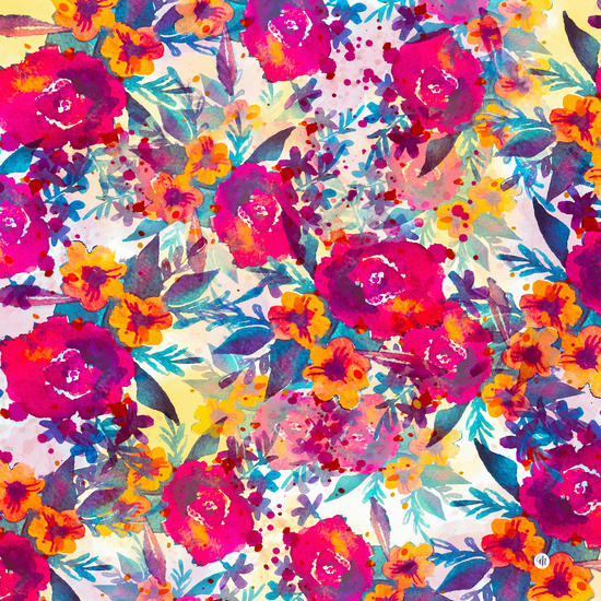 Watercolor flowers and plants I by mmartabc