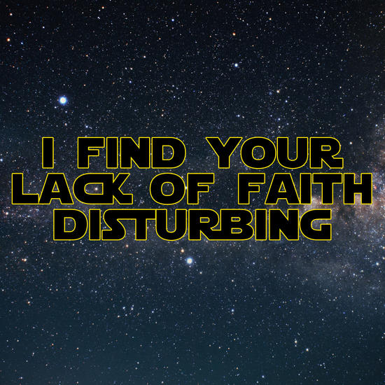 I find your lack of faith disturbing by Alexandre Ibáñez