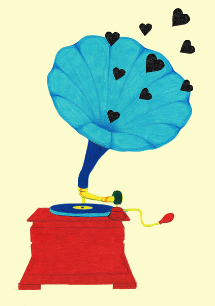 Gramophone Love by natalie foss