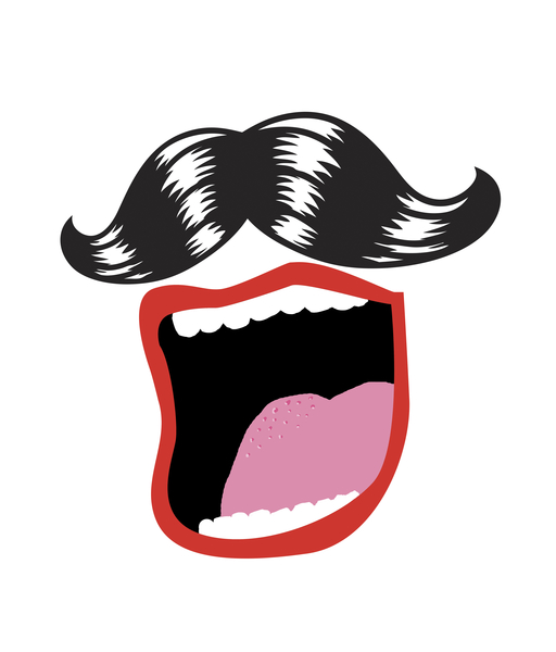 Moustache Mouth by Alex Xela