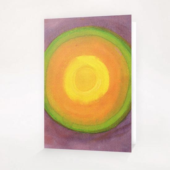 Sun above purple Sky  Greeting Card & Postcard by Heidi Capitaine