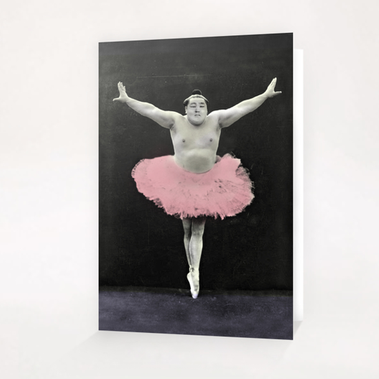 Sumo Ballet Greeting Card & Postcard by tzigone