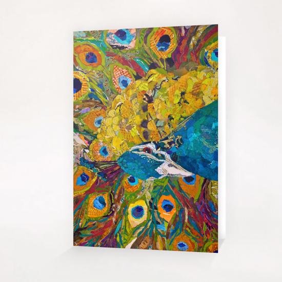 Jamis Peacock Greeting Card & Postcard by Elizabeth St. Hilaire