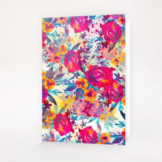 Watercolor flowers and plants 02 Greeting Card & Postcard by mmartabc