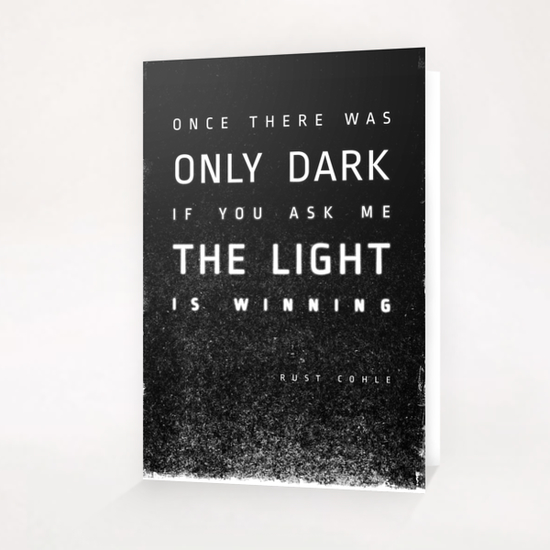 LIGHT vs DARK Greeting Card & Postcard by DANIEL COULMANN