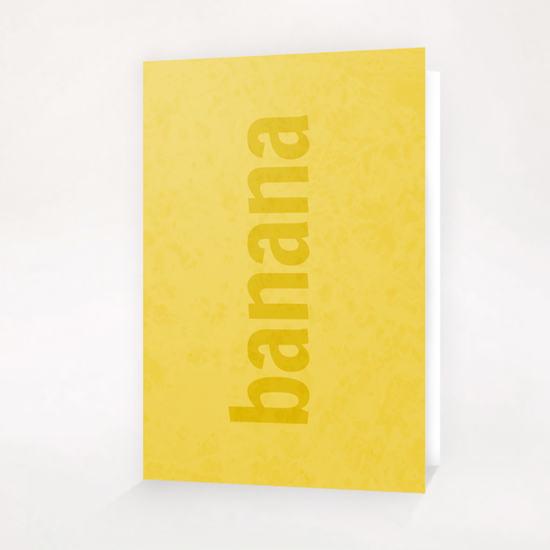 Banana Greeting Card & Postcard by ivetas